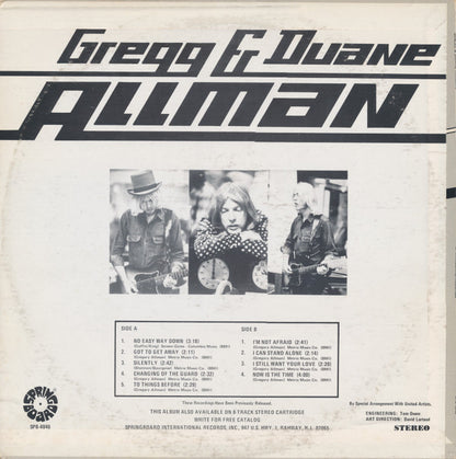 Gregg & Duane Allman* : Gregg & Duane Allman (LP, Comp, Sil)