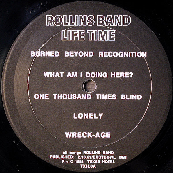 Rollins Band : Life Time (LP, Album)