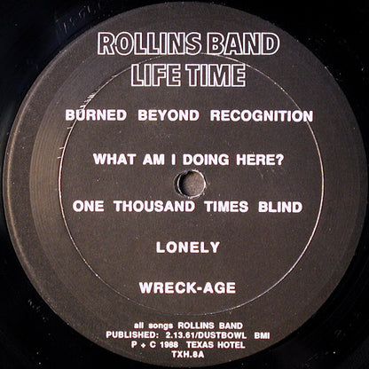Rollins Band : Life Time (LP, Album)