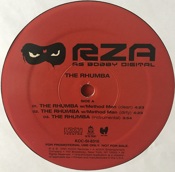 RZA As Bobby Digital : The Rhumba (12")