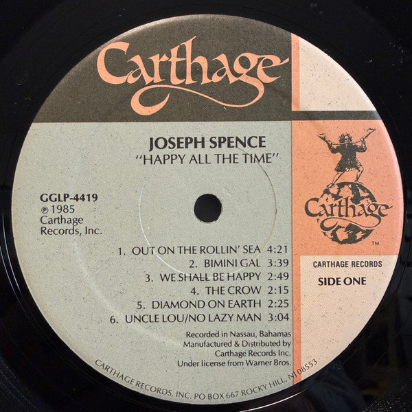 Joseph Spence : Happy All The Time (LP, Album, RE)