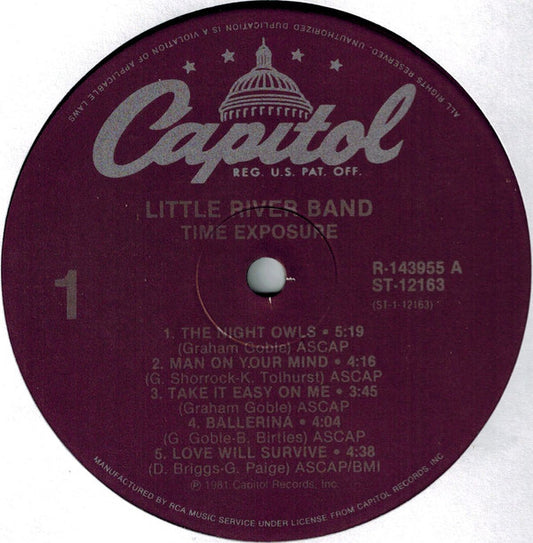 Little River Band : Time Exposure (LP, Album, Club)