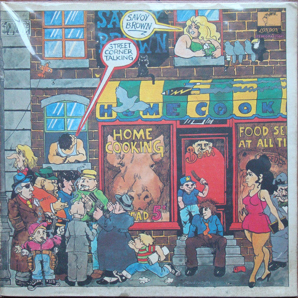 Savoy Brown : Street Corner Talking (LP, Album, BW )