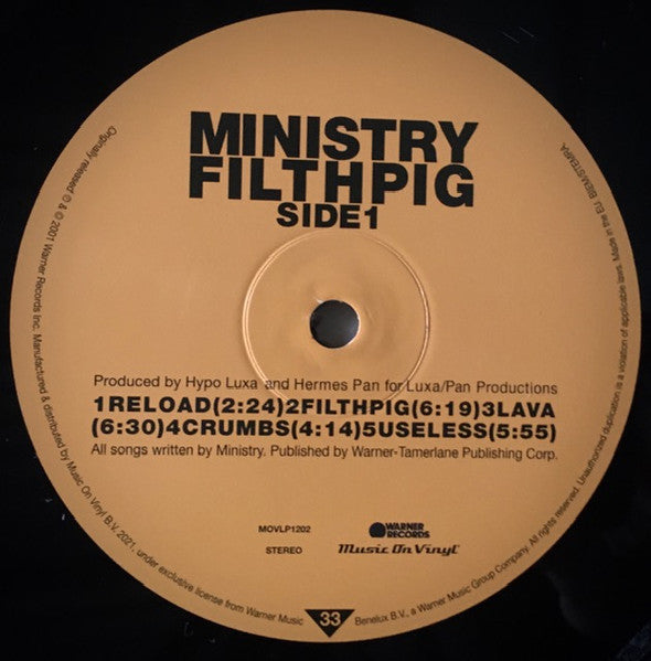 Ministry : Filth Pig (LP, Album, RE)