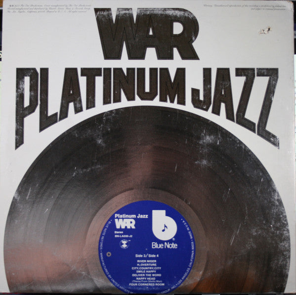 War : Platinum Jazz (2xLP, Comp, Pit)