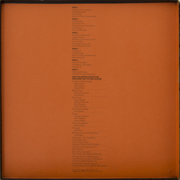 George Harrison : All Things Must Pass (3xLP, Album, Scr + Box)