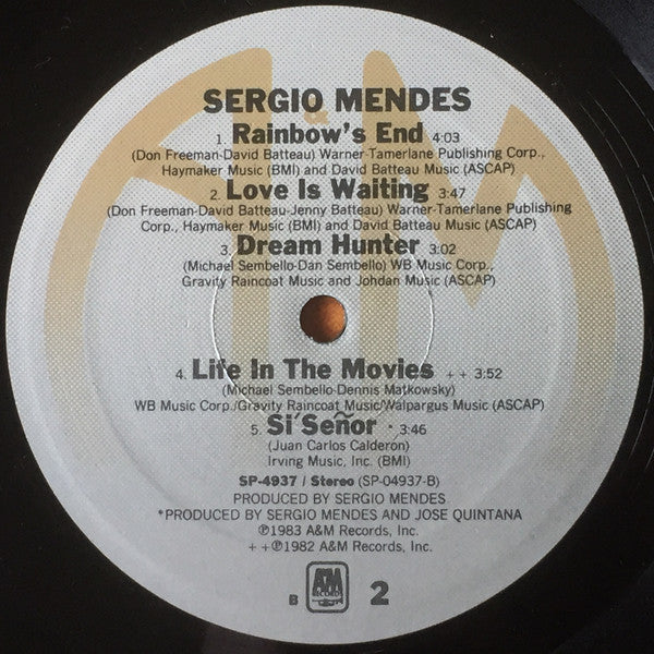 Sérgio Mendes : Sergio Mendes (LP, Album, B -)