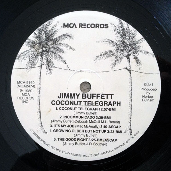 Jimmy Buffett : Coconut Telegraph (LP, Album, Glo)