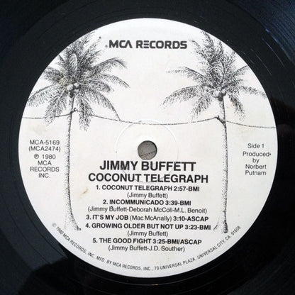 Jimmy Buffett : Coconut Telegraph (LP, Album, Glo)