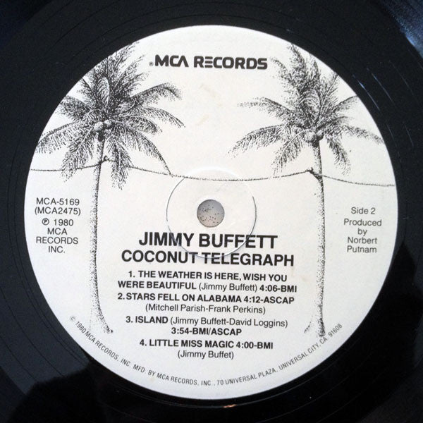 Jimmy Buffett : Coconut Telegraph (LP, Album, Glo)