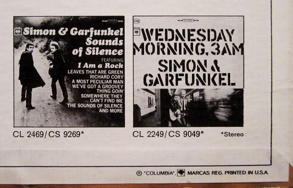 Simon And Garfunkel* : Parsley, Sage, Rosemary And Thyme (LP, Album, RP, Pit)