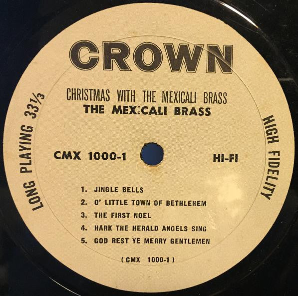The Mexicali Brass : Christmas With The Mexicali Brass (LP, Album, Mono)
