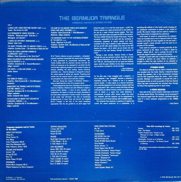 Tomita : The Bermuda Triangle (LP, Album, Ltd, Num, Cor)