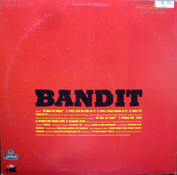 Bandit* : All Men Are Dogs? (12")