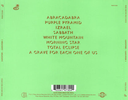 Lucifer (37) : Lucifer I (CD, Album)