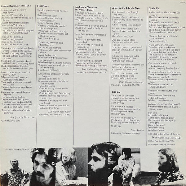 The Beach Boys : Surf's Up (LP, Album, Pit)
