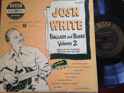 Josh White : Ballads and Blues Volume 2 (10", Album)