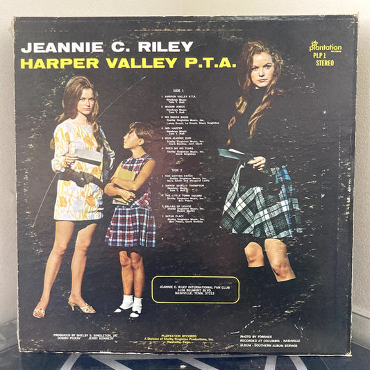 Jeannie C. Riley : Harper Valley P.T.A. (LP, Album, Club)