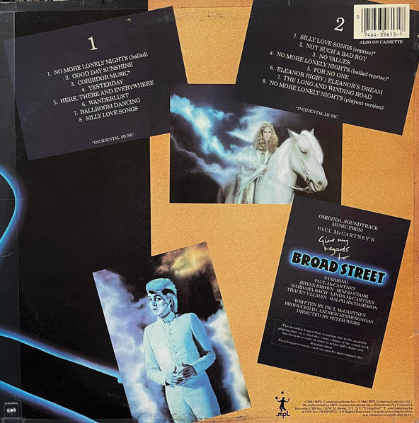 Paul McCartney : Give My Regards To Broad Street (LP, Album, Pit)