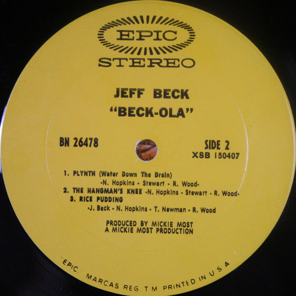 The Jeff Beck Group* : Beck-Ola (LP, Album, Pit)