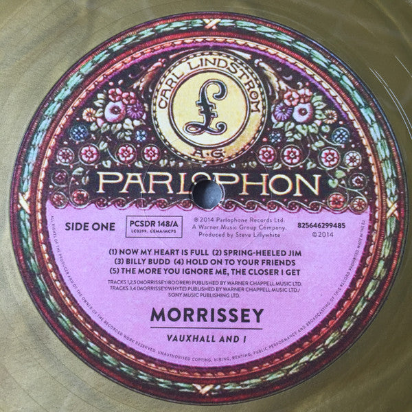 Morrissey : Vauxhall And I (LP, Album, Ltd, RM, RP, Gol)