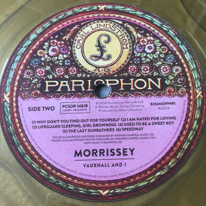 Morrissey : Vauxhall And I (LP, Album, Ltd, RM, RP, Gol)