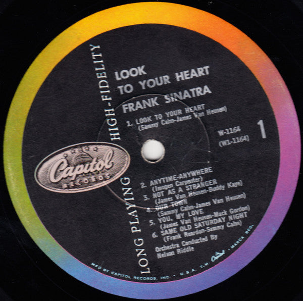 Frank Sinatra : Look To Your Heart (LP, Comp, Mono, Scr)