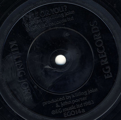 Killing Joke : Me Or You? / Wilful Days (7", Single)