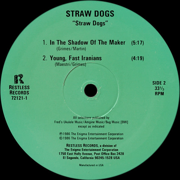 Straw Dogs : Straw Dogs (12", MiniAlbum)