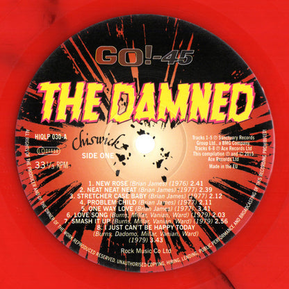 The Damned : Go! - 45 (LP, Comp, Red)