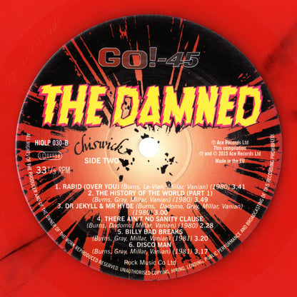 The Damned : Go! - 45 (LP, Comp, Red)