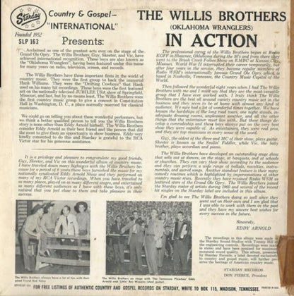 The Willis Brothers : In Action (LP, Album, Mono)