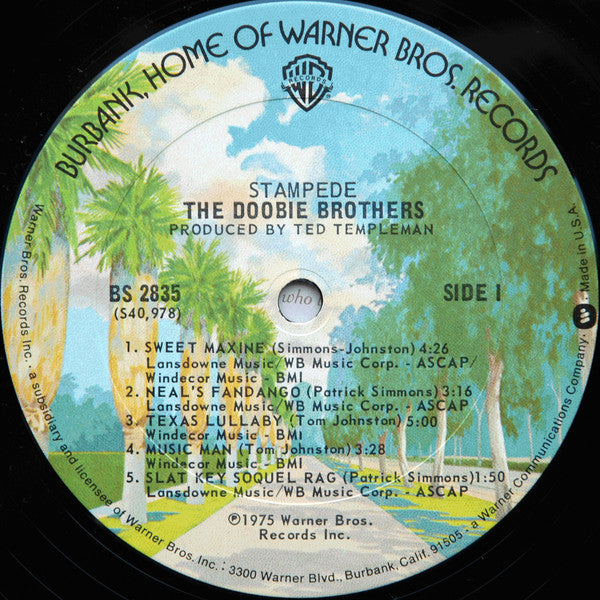 The Doobie Brothers : Stampede (LP, Album, RP, Pit)