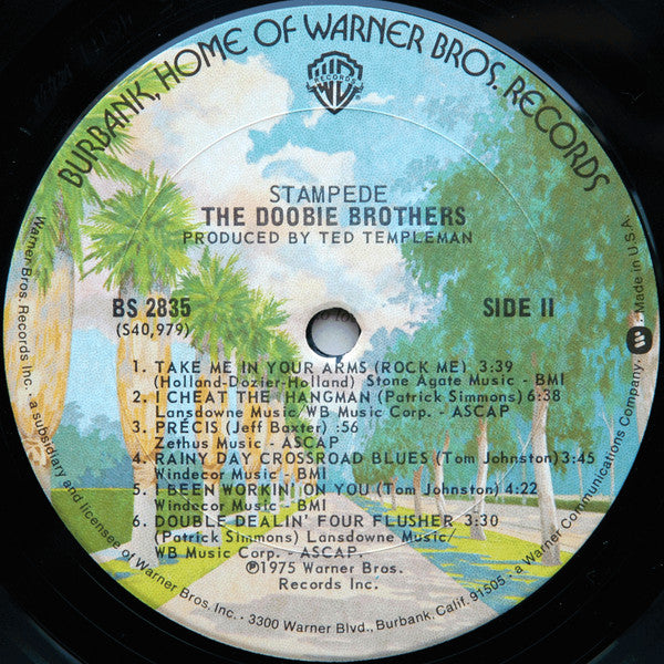The Doobie Brothers : Stampede (LP, Album, RP, Pit)