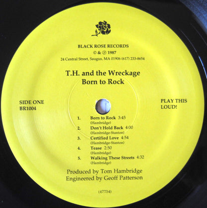T.H. & The Wreckage : Born To Rock (LP, Album)