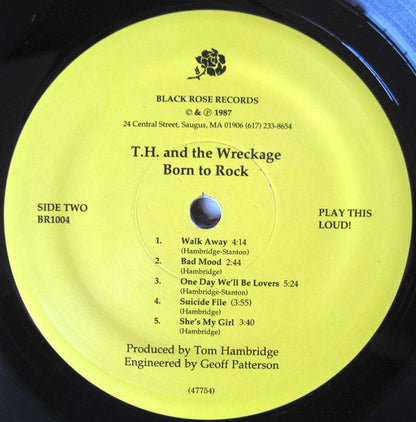 T.H. & The Wreckage : Born To Rock (LP, Album)
