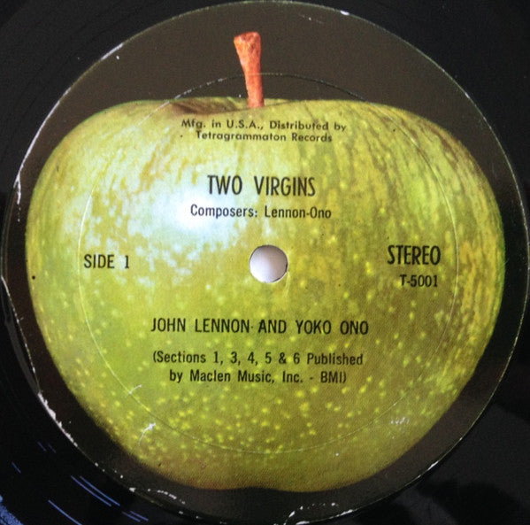 John Lennon And Yoko Ono* : Unfinished Music No. 1. Two Virgins (LP, Album, Mon)