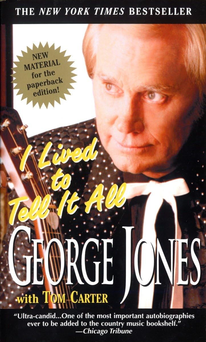 George Jones I lived to Tell it All Book Cover