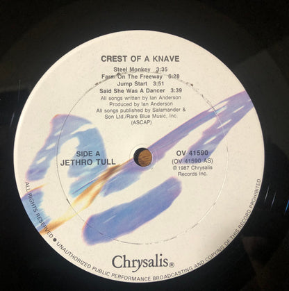 Jethro Tull : Crest Of A Knave (LP, Album, Club, CRC)