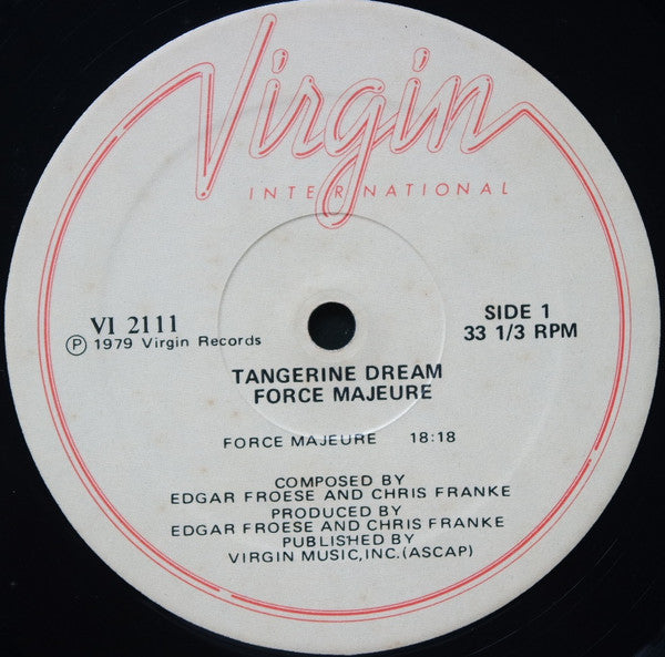 Tangerine Dream : Force Majeure (LP, Album)