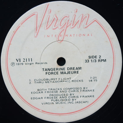 Tangerine Dream : Force Majeure (LP, Album)