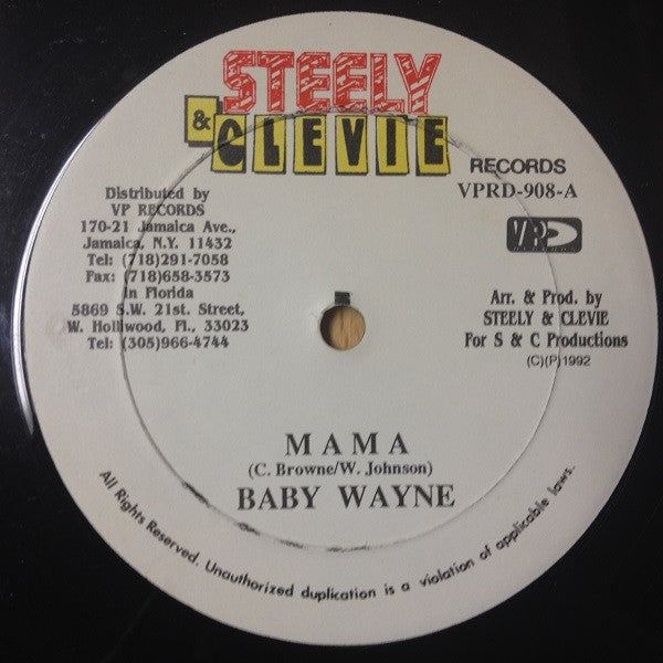 Baby Wayne : Mama (12")