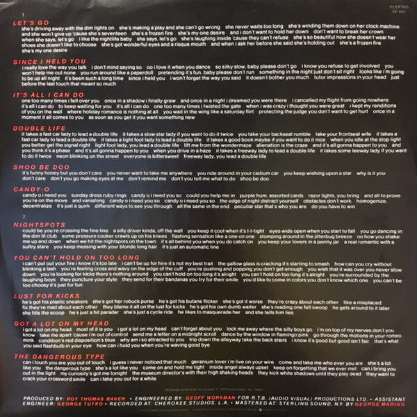 The Cars : Candy-O (LP, Album, Club, Ter)