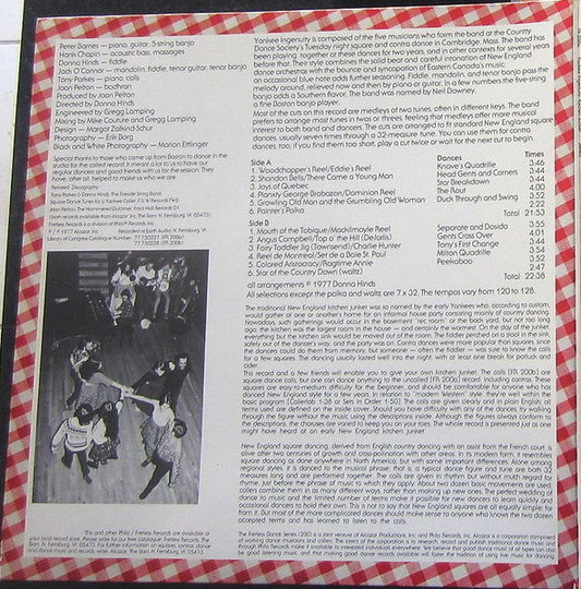 Yankee Ingenuity : Kitchen Junket (LP, Album)