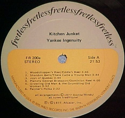Yankee Ingenuity : Kitchen Junket (LP, Album)