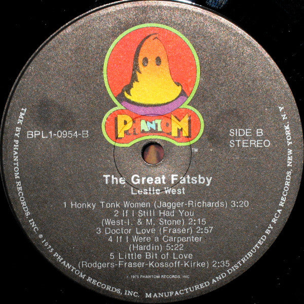 Leslie West : The Great Fatsby (LP, Album, RE)