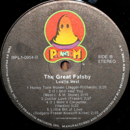 Leslie West : The Great Fatsby (LP, Album, RE)