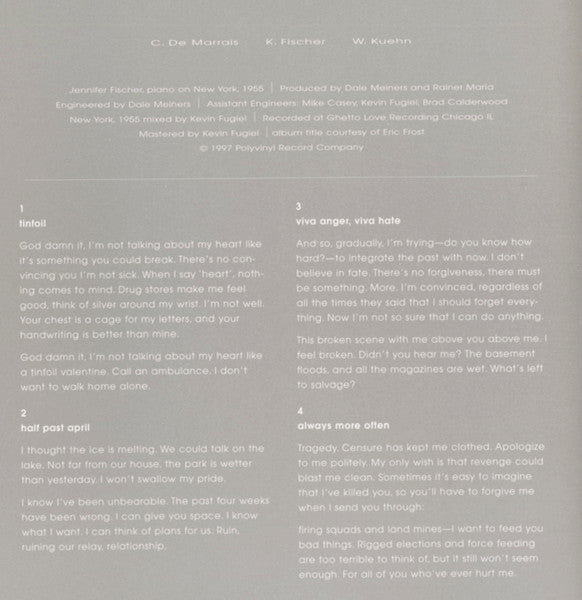 Rainer Maria : Past Worn Searching (CD, Album, RE)