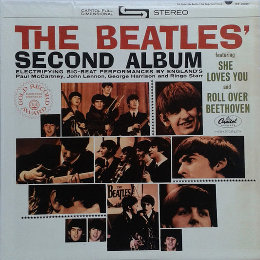 The Beatles : The Beatles' Second Album (LP, Album, Mixed, RE, Win)