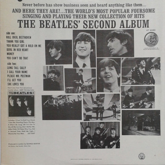 The Beatles : The Beatles' Second Album (LP, Album, Mixed, RE, Win)
